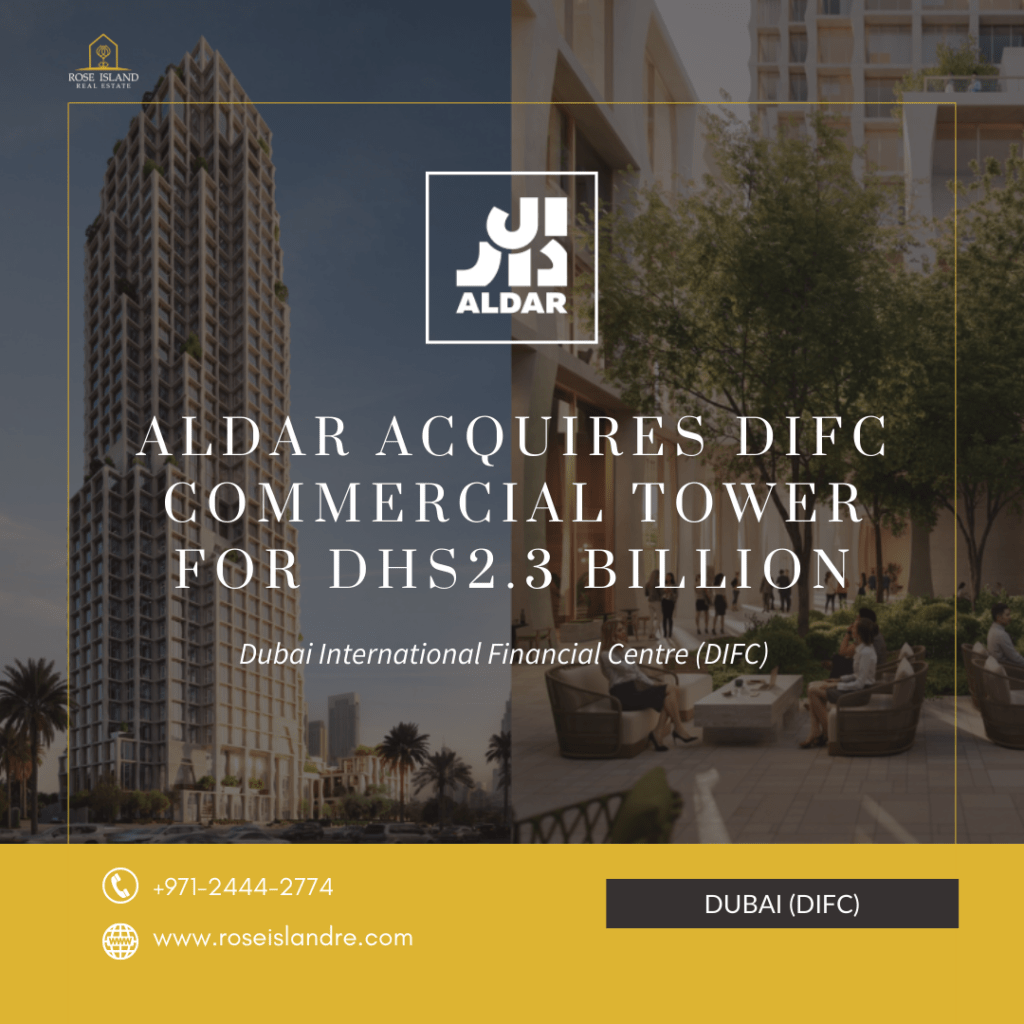 Aldar expands into Dubai’s DIFC